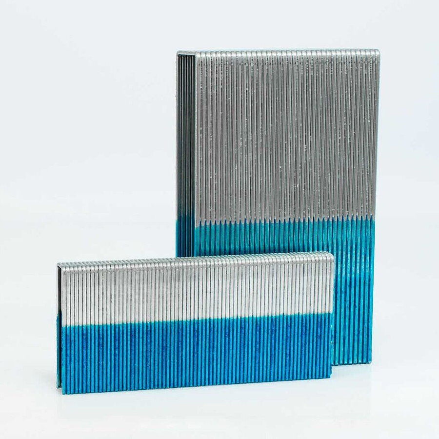 ABVERKAUF!!! BECK Klammern KG700 CNK 50 mm C-Spitze verzinkt 12µ geharzt BLAU ETA Diamond Coating®