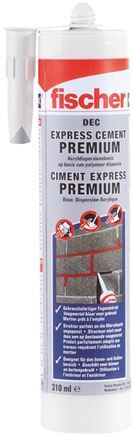 FISCHER Express Cement, grigio cemento, cartuccia da 310 ml
