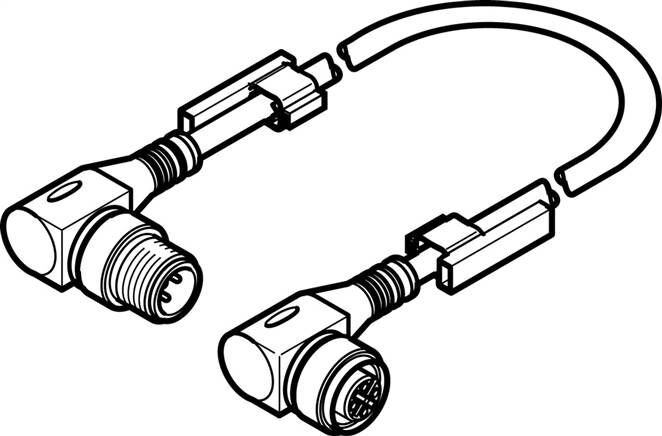 FESTO NEBU-M12W5-K-2-M12W5 (570734) Verbindungsleitung