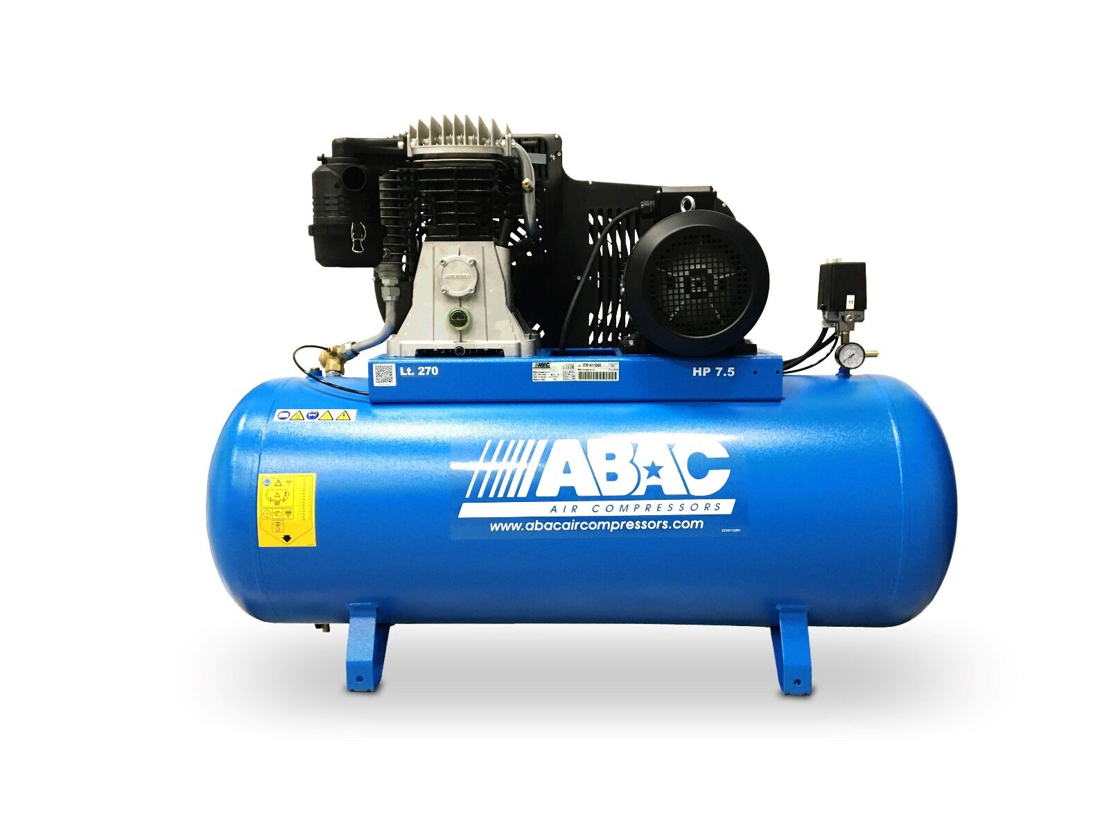 Compresseur d'air à piston 500L 10 Cv 11 bar ABAC Garantie 2 An(s)