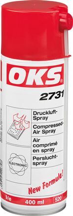 OKS 2731 - Spray ad aria compressa, bomboletta spray da 400 ml