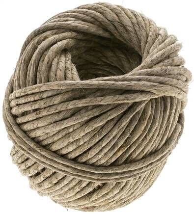 Spago grande a gomitolo da 500 g, circa 60 m, 3,5 mm super resistente (4 ritorti)