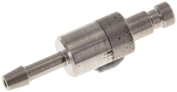 Connecteur d'accouplement (NW2,7) tuyau de 3mm, acier inoxydable