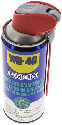 Grasso spray al litio bianco WD-40, bomboletta spray Smart Straw da 400 ml
