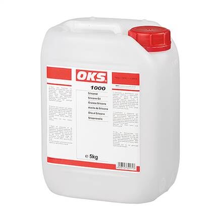 OKS 1010/1035/1050 - Olio siliconico, tanica da 5 l (DIN 51), viscosità [cSt] 500
