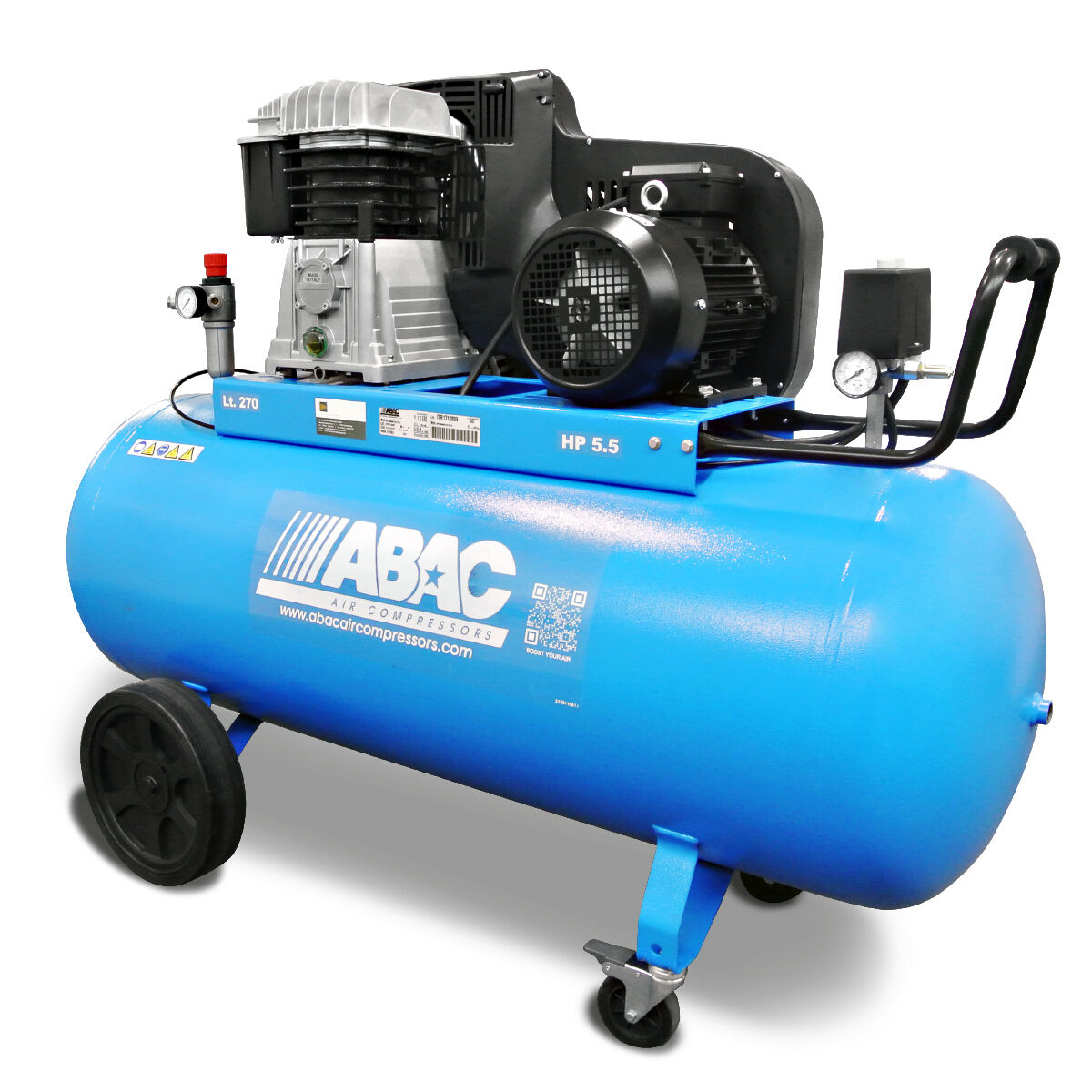 ABAC Kompressor PRO B5900B 270 CT5,5 – Der mobile Werkstattprofi!