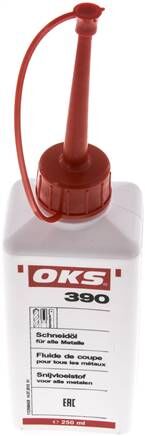 OKS 390/391 - Olio da taglio per tutti i metalli, flacone da 250 ml