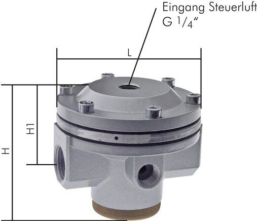 STANDARD Druckregler (Volumenbooster) G 1-1/2", Standard 7