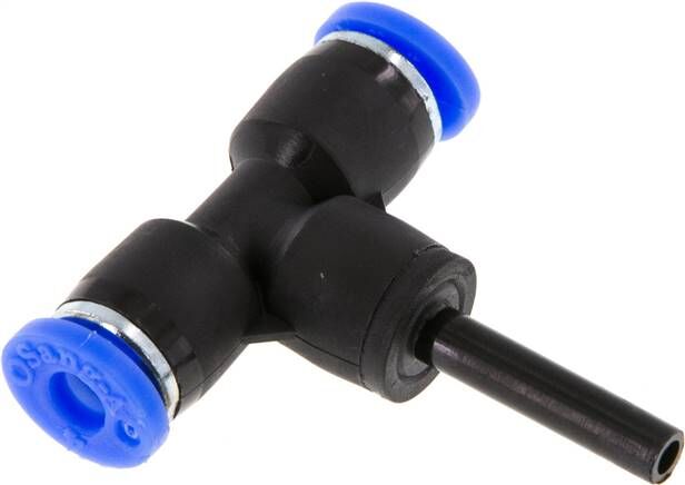 Connettore a T a pressione 4 mm maschio/tubo, standard IQS