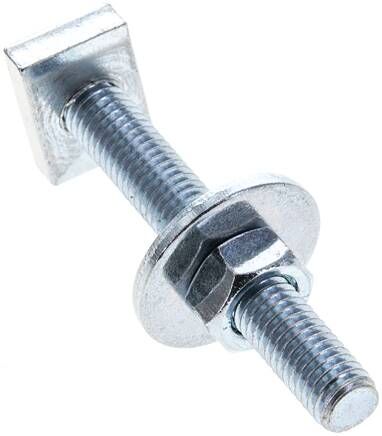 Vite con testa a martello HS M 8x60, acciaio zincato (22 x 14 x 5)