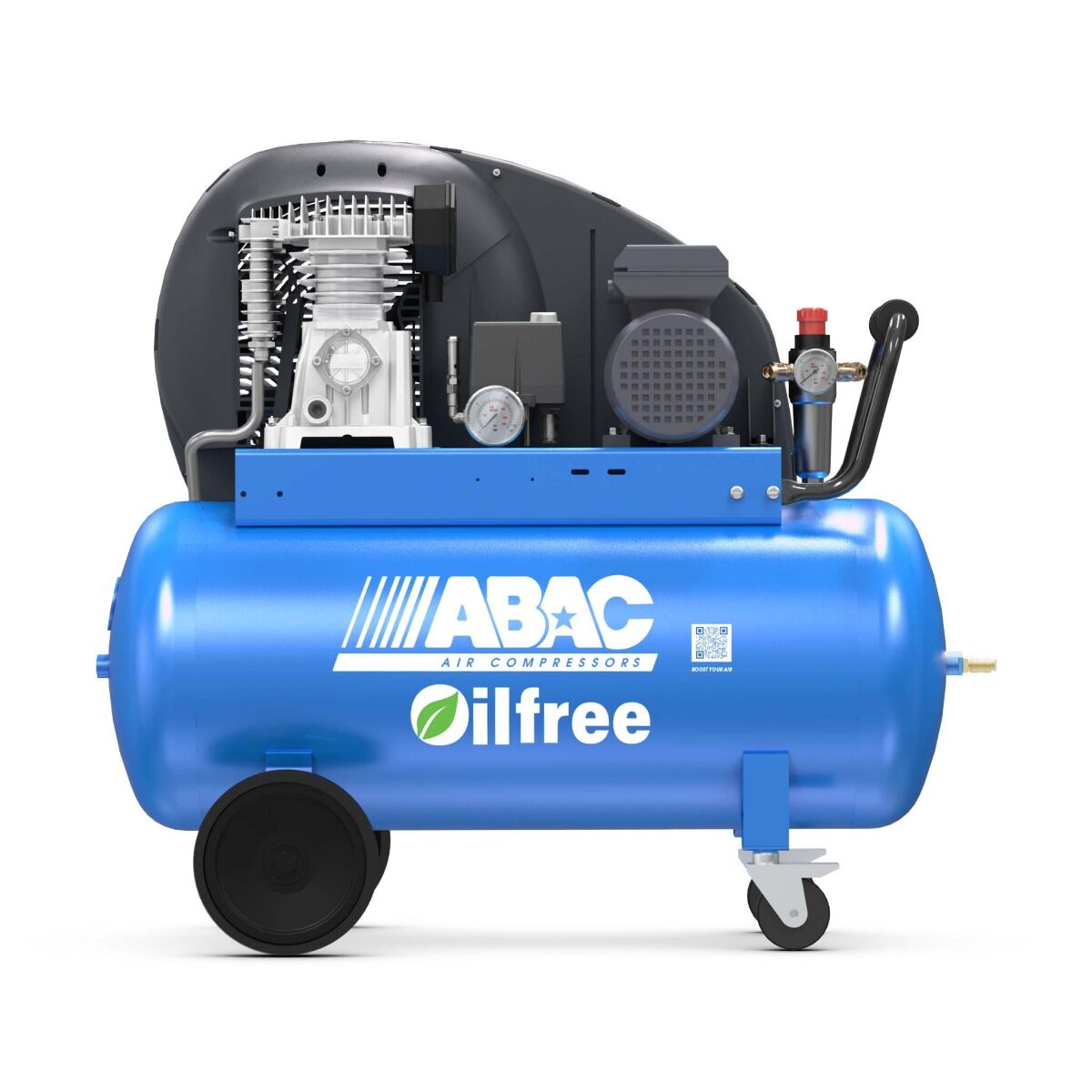 ABAC PRO A29B-0 100 CT3 Compressore senza olio 3HP 100L (400V)