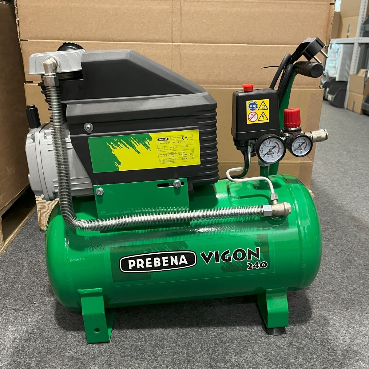 AUSSTELLER Prebena Kolbenkompressor VIGON 240 8 bar