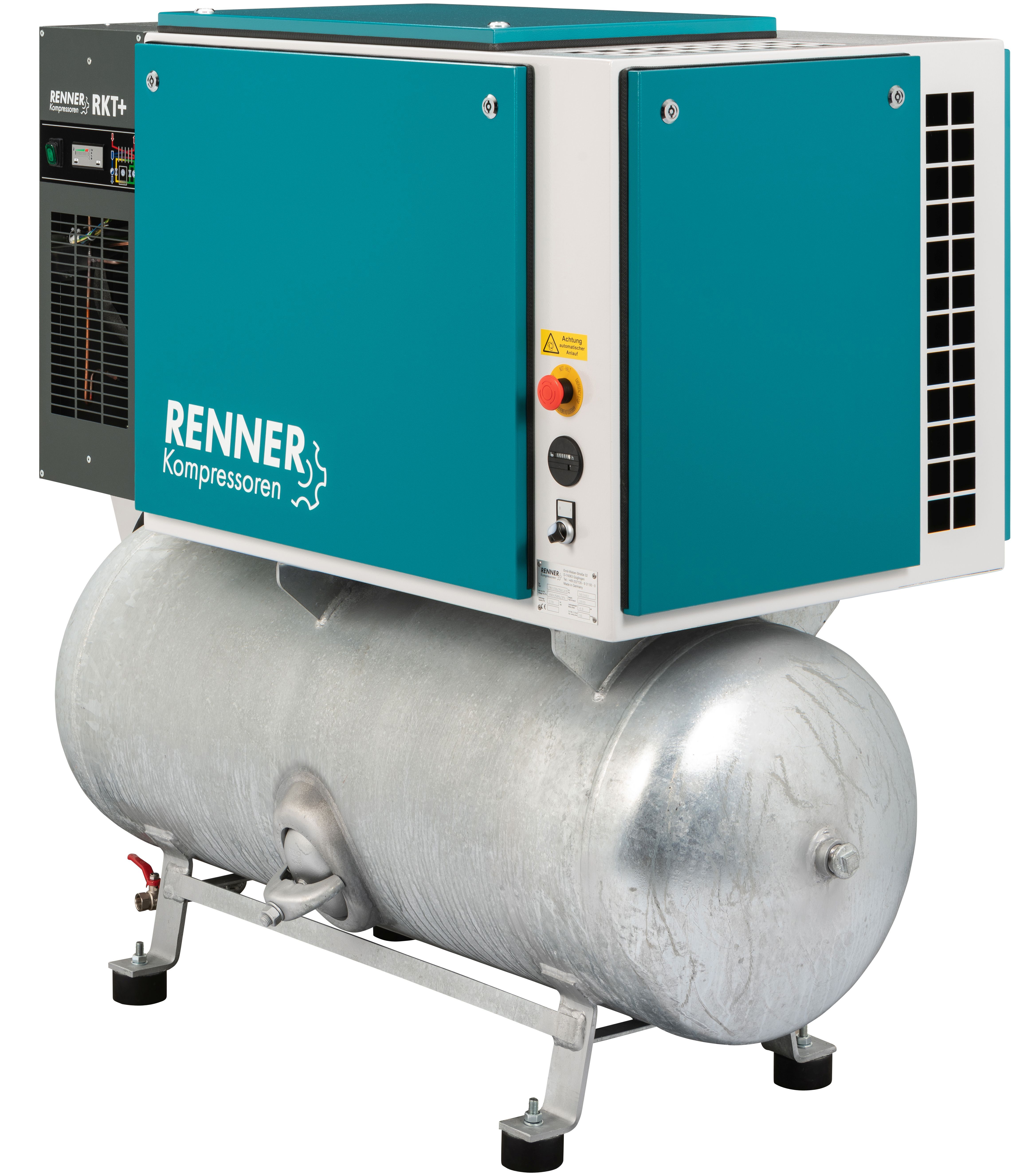 RENNER RIKO 960/250 S-KT Industrie-Kolbenkompressor 10 bar - verzinkter Behälter, Kältetrockner