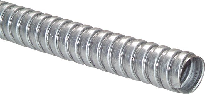 Metallschutzschlauch 21,5mm, Stahl verzinkt