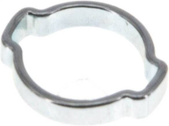 collier de serrage à 2 oreilles 9 - 11mm, acier galvanisé (W1)