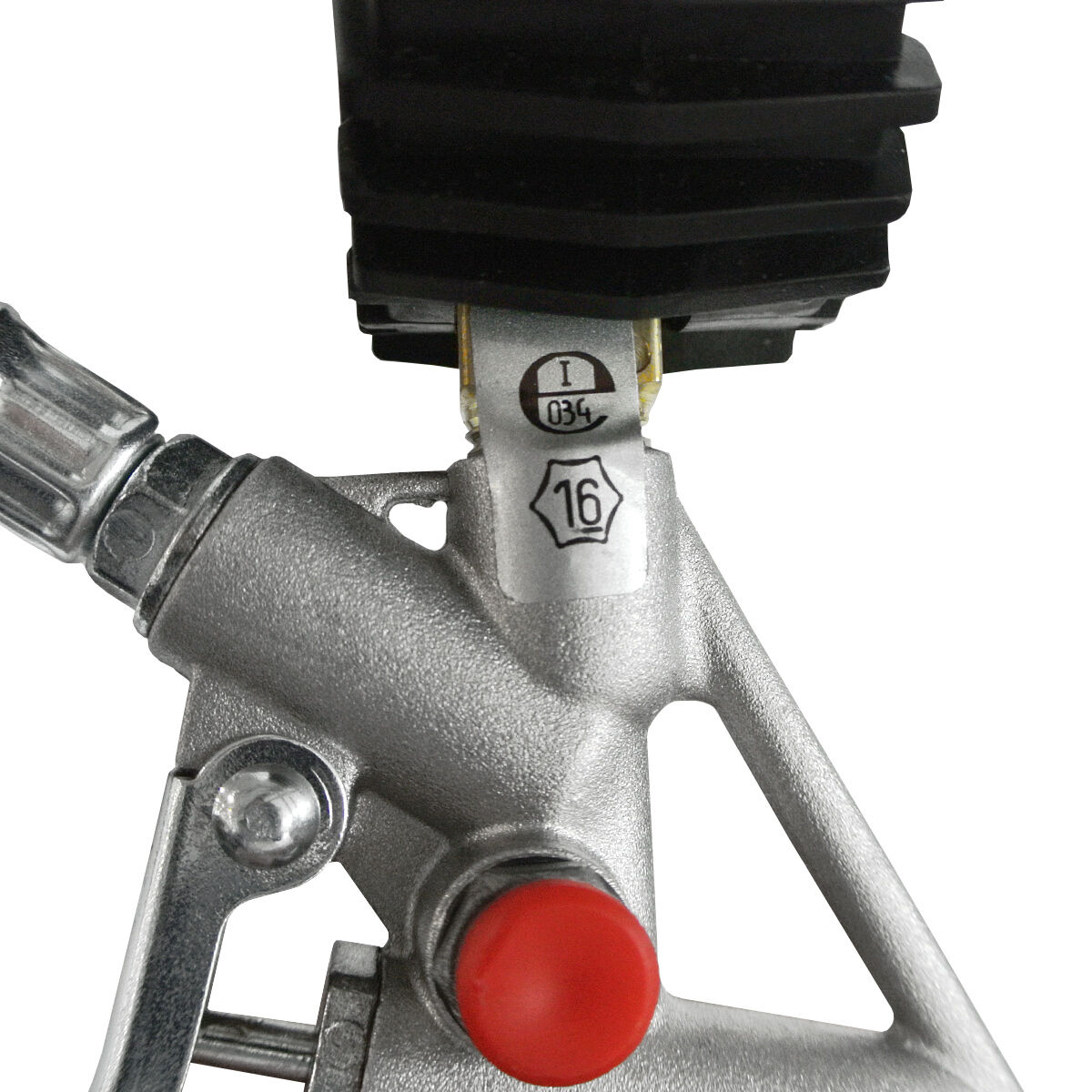 DF-Reifenfüller GEEICHT mit 37 cm Schlauch + 4er Adapter Set, Manometer leicht verkratzt I B-Ware