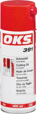 OKS 390/391 - Olio da taglio per tutti i metalli, bomboletta spray da 400 ml