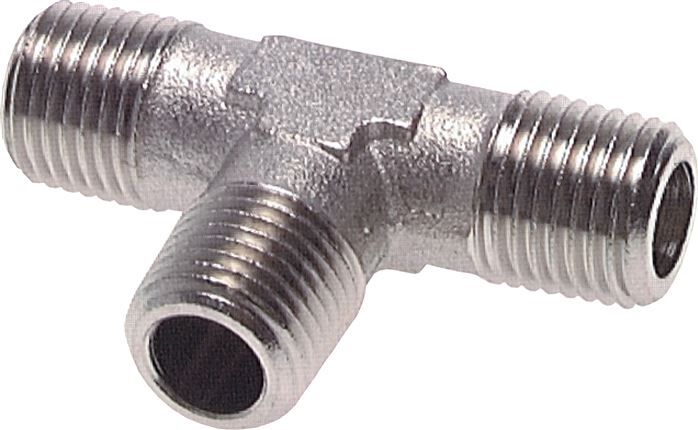 Pezzo a T R 3/4" (AG), ottone nichelato
