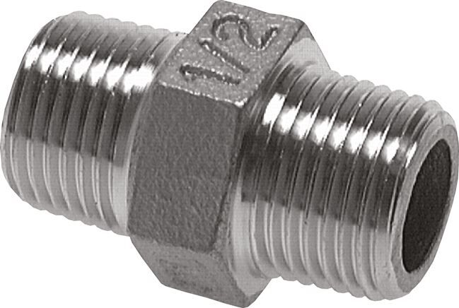 Nipplo doppio R 3"-R 2", 1.4408
