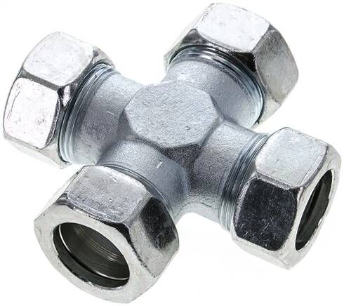 Raccordo ad anello per taglio trasversale 28 L (M36x2), acciaio zincato