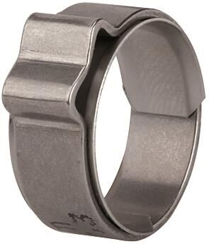 collier de serrage à 1 oreille / ES 1.4301 - W4 Spannber. 10,0-11,5 mm / avec anneau de stockage 114177