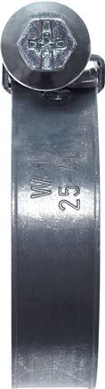Norma 12mm Schlauchschelle 130 - 150mm, Stahl verzinkt (W1) (NORMA