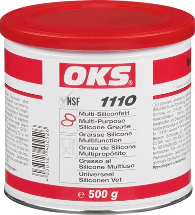OKS 1110 - Grasso multisiliconico (NSF H1), barattolo da 500 g