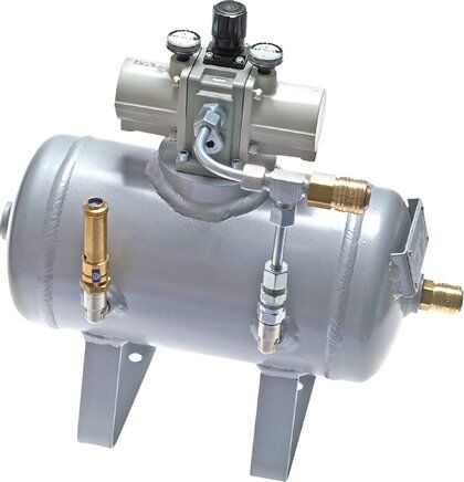 Multiplicateur de pression (2 : 1) jusqu'à 230 l/min avec réservoir de 5 l