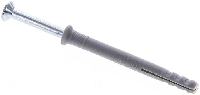Tassello per chiodi FISCHER 5x50, confezione da 100 pezzi, standard (testa svasata)