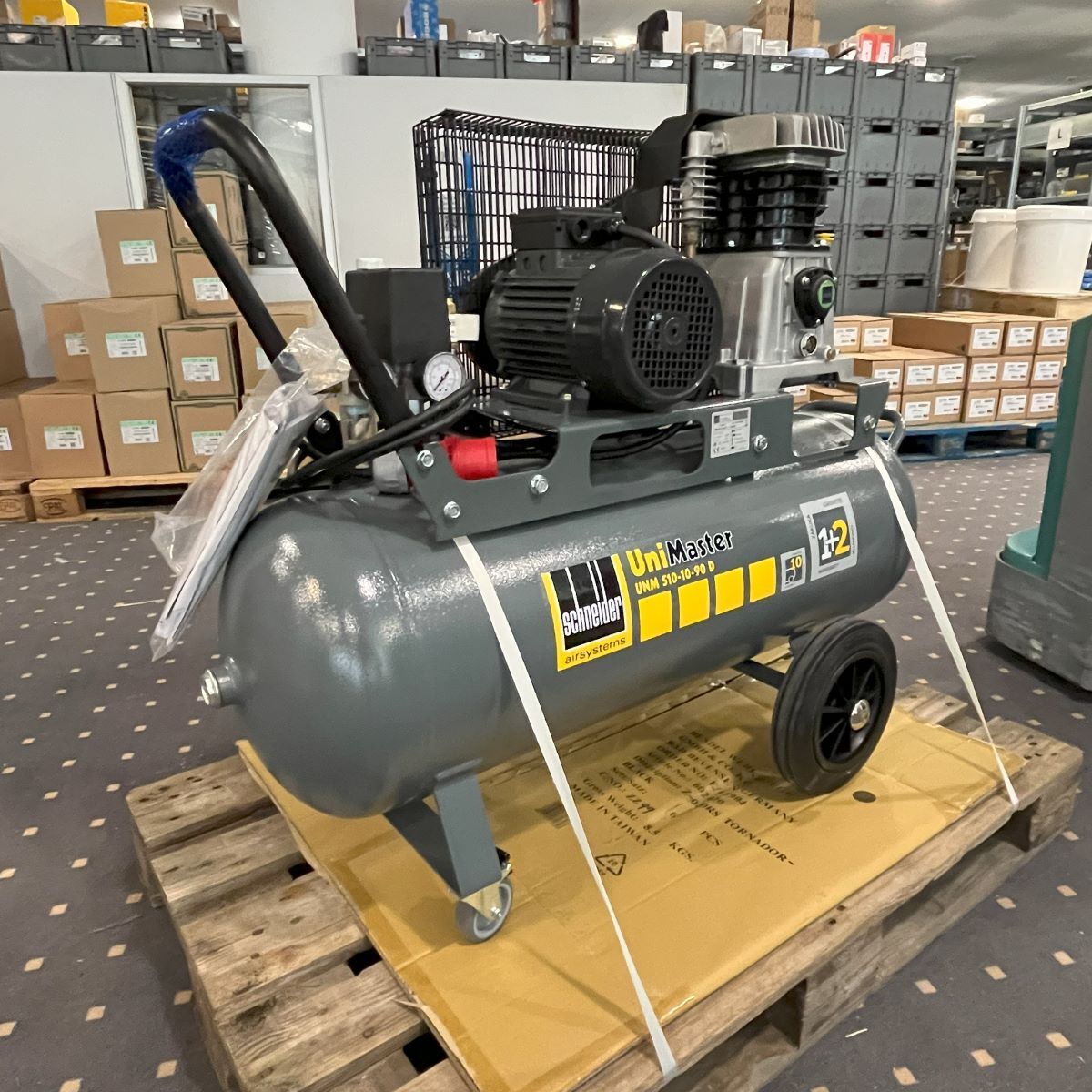 B-WARE Schneider-Kompressor UNM 510-10-90 D Neues Modell 2024 4116028359