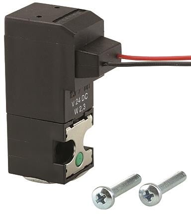 Mini-Magnetventil (3/2)/direktgesteuert Funktion NC / Spannung 12 V DC 106644