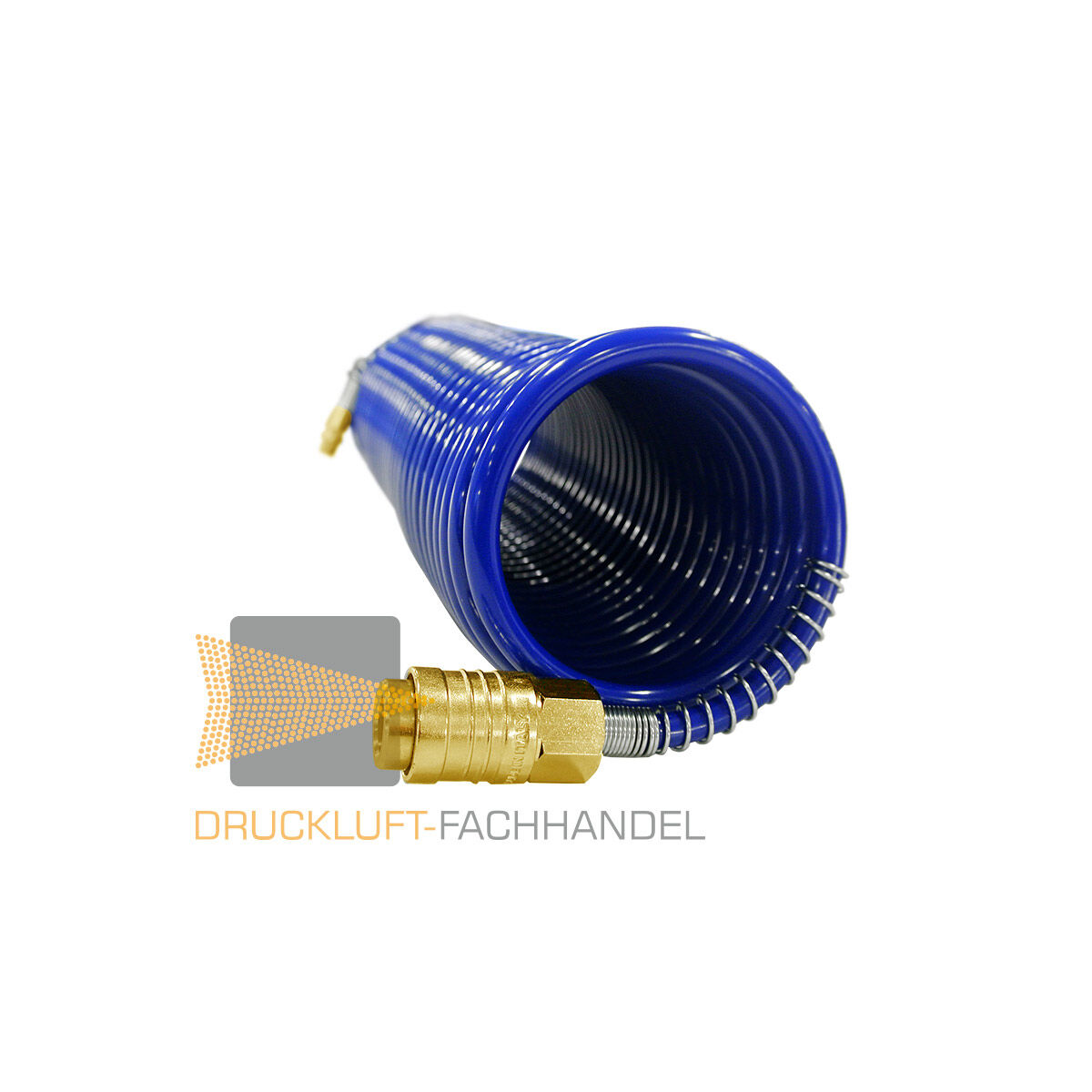 Tubo a spirale lunghezza 7,5 m 8x6 con raccordo e nipplo NW 7,2 Tubo a spirale lunghezza 7,5 m 8x6 con raccordo e nipplo NW 7,2