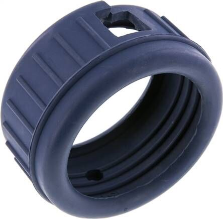 Tappo di protezione per manometro in gomma, 100 mm, blu