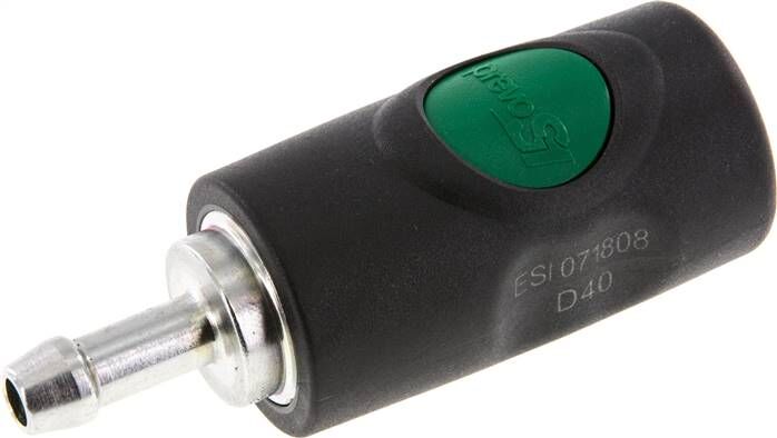 Sicherheits-Druckknopfkupplung (NW7,2), 8 (5/16")mm Schl., Kunststoff