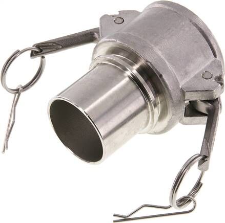 Attacco camlock DIN/EN (C/CC) 50 (2")mm di tubo flessibile, acciaio inox (1.4408)