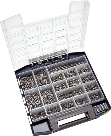 Viti multibox a testa svasata per truciolato (TORX) in acciaio inox