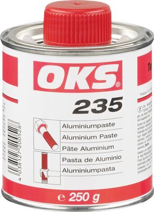 OKS 235/2351 - pasta di alluminio, barattolo con pennello da 250 g