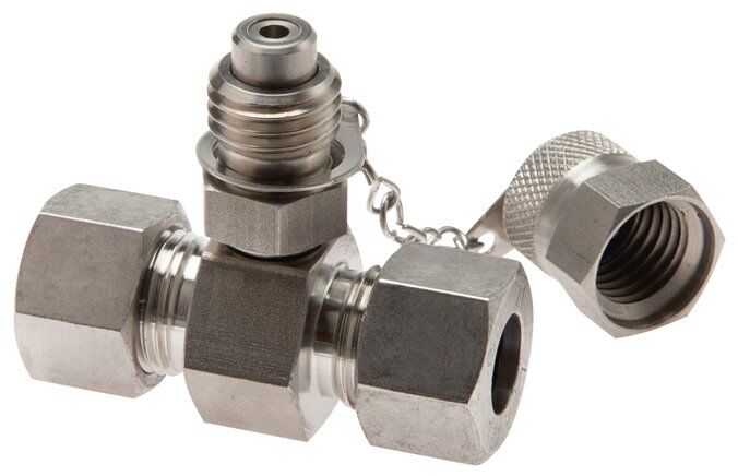 Messanschluss M16x2, 35 L (M45x2)-HD-Verschraubung, 1.4571