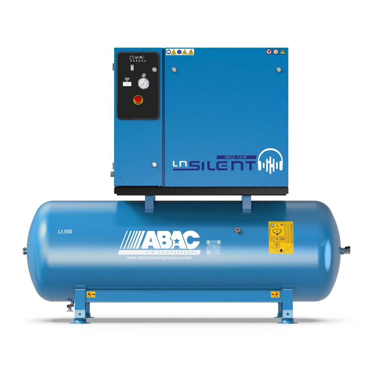 Compressore silenzioso ABAC LN2 B5900 500 T5,5 YD 5,5HP 500L