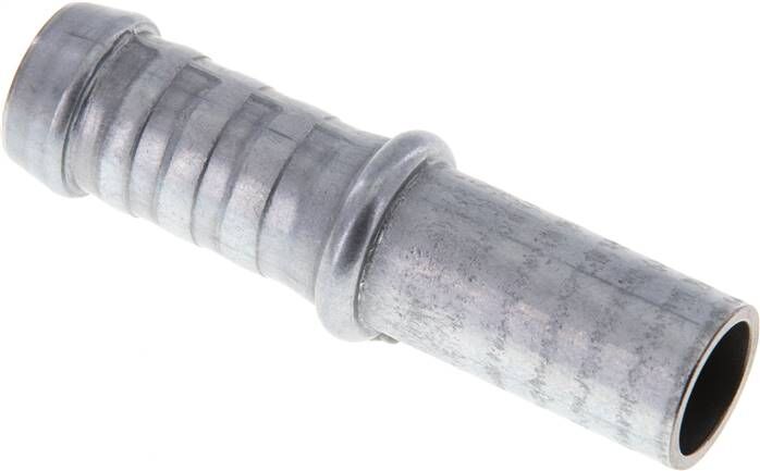 Schlauchnippel Rohr 15, Schl. 14 - 15mm, Stahl verzinkt
