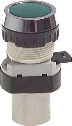 3/2-Wege Drucktaster-Ventil, schwarz (30,5mm), M5