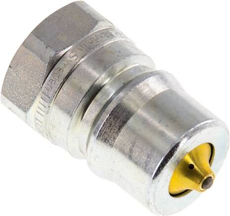 Giunto idraulico ISO 7241-1B, tappo/eleminatore di pressione, G 1/2"(IT), acciaio