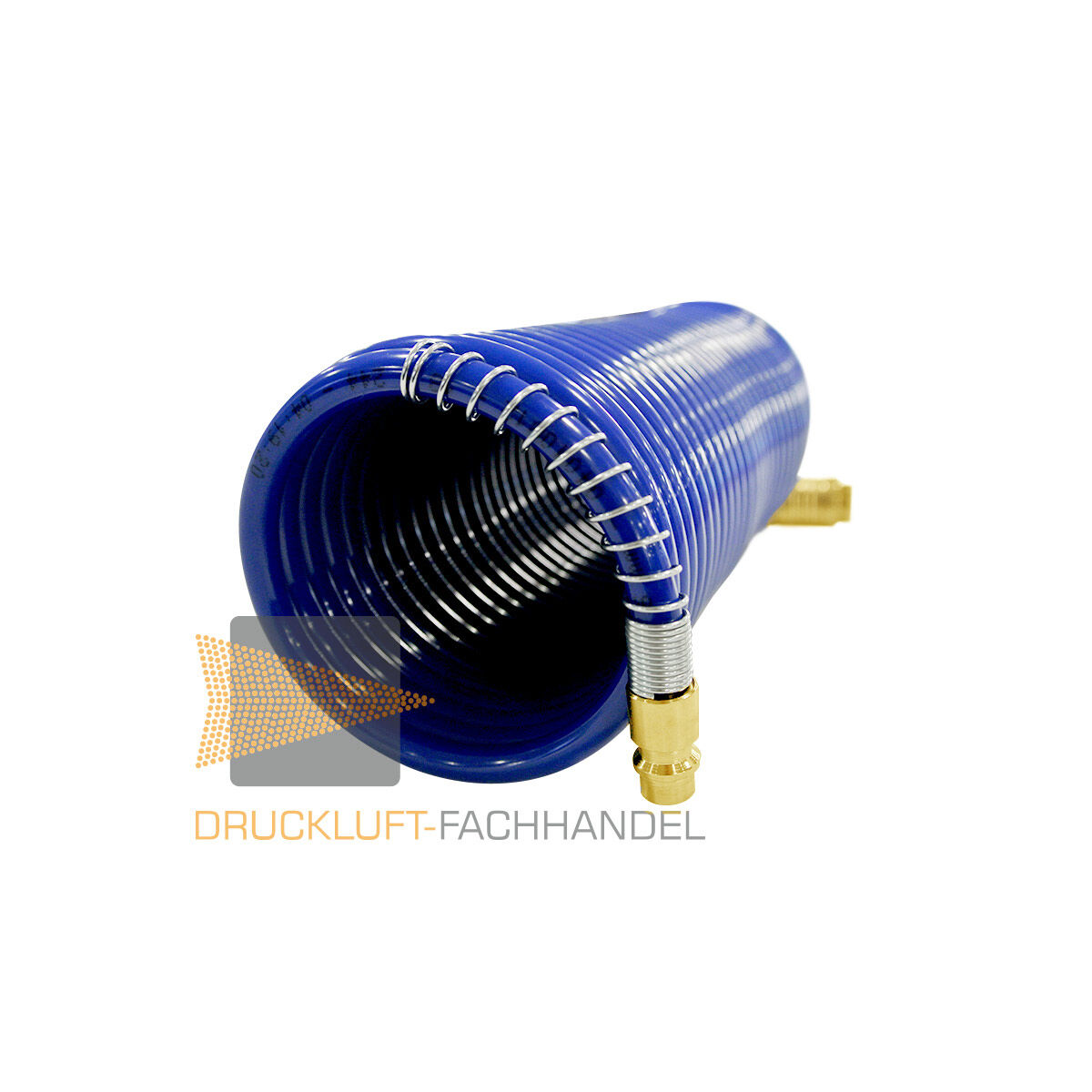 Tubo a spirale lunghezza 7,5 m 8x6 con raccordo e nipplo NW 7,2 Tubo a spirale lunghezza 7,5 m 8x6 con raccordo e nipplo NW 7,2