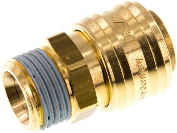 Attacco rapido (NW7.2) G 1/2"(AG), ottone