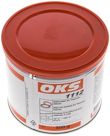 OKS 1112 - Grasso al silicone per rubinetti a vuoto, barattolo da 500 g