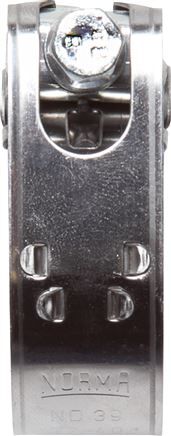 pinza per cerniera da 25 mm, 104 - 112 mm, 1.4016 (W2)