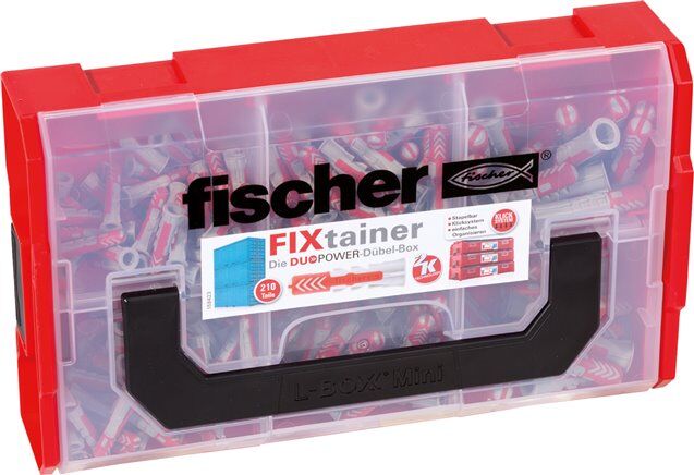 FIXtainer - Scatola di tasselli DUOPOWER da 120 pezzi.