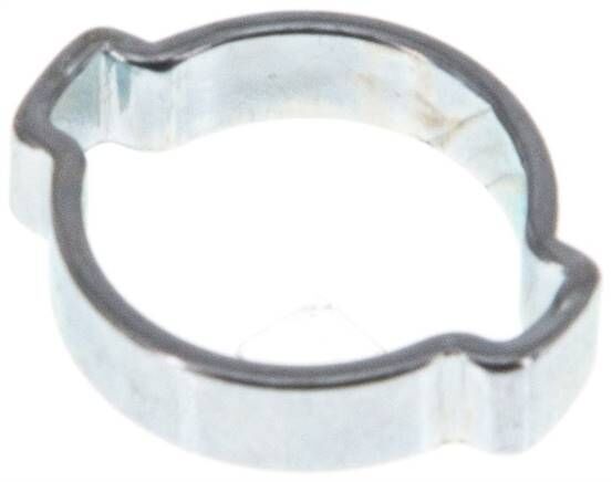 collier de serrage à 2 oreilles 11 - 13mm, acier galvanisé (W1)