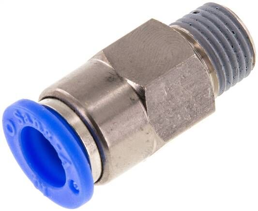 Raccord enfichable, autobloquant R 1/4"-10mm, standard IQS