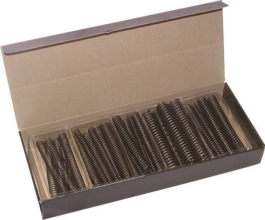 Assortimento di molle di compressione, 45 pezzi